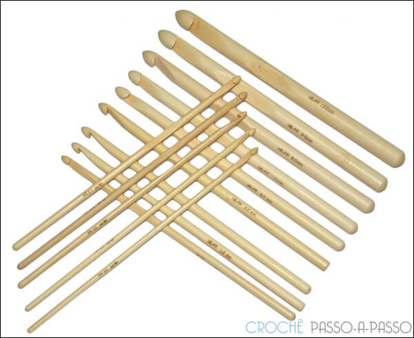 Agulhas de Crochê - Tipo Bambu
